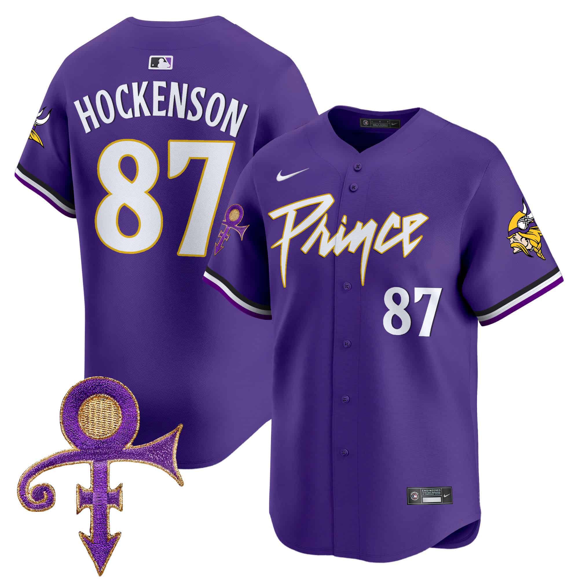 Men Minnesota Vikings #87 Hockenson Purple 2024 Nike Prince Patch Vapor Premier Limited NFL Jersey->indianapolis colts->NFL Jersey